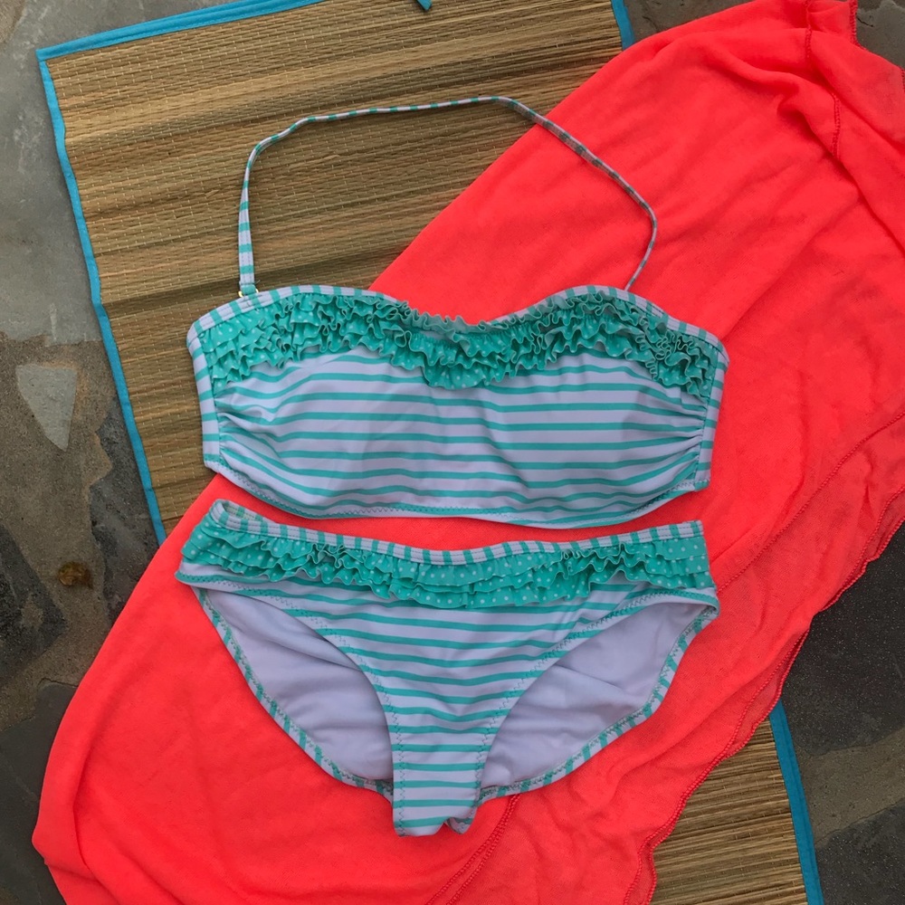 Ruffled Swimsuit- Medium/Large